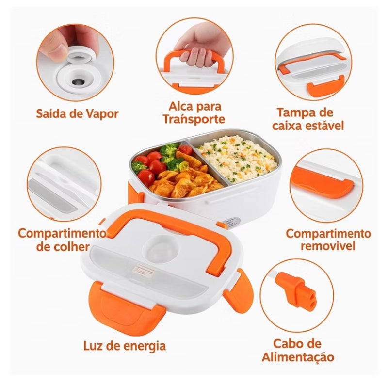 Marmita Elétrica 12V 1,5L – Esquente Sua Comida em Qualquer Lugar!