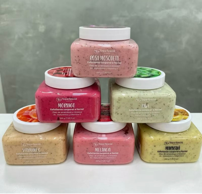 TOQUE ESPECIAL ESFOLIANTE CORPORAL E FACIAL ROSA MOSQUETA