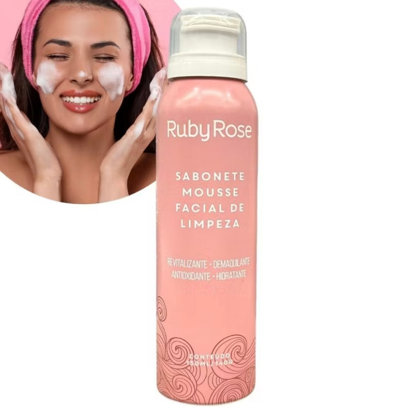 Sabonete Mousse Facial de Limpeza - Ruby Rose