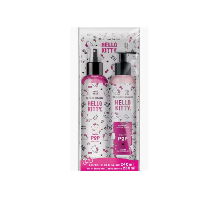 KIT HELLO KITTY SWEET POP BODY SPLASH + HIDRATANTE DESODORANTE