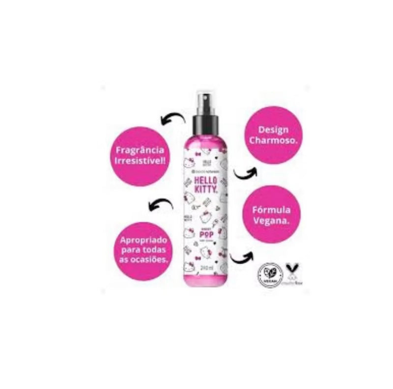 KIT HELLO KITTY SWEET POP BODY SPLASH + HIDRATANTE DESODORANTE