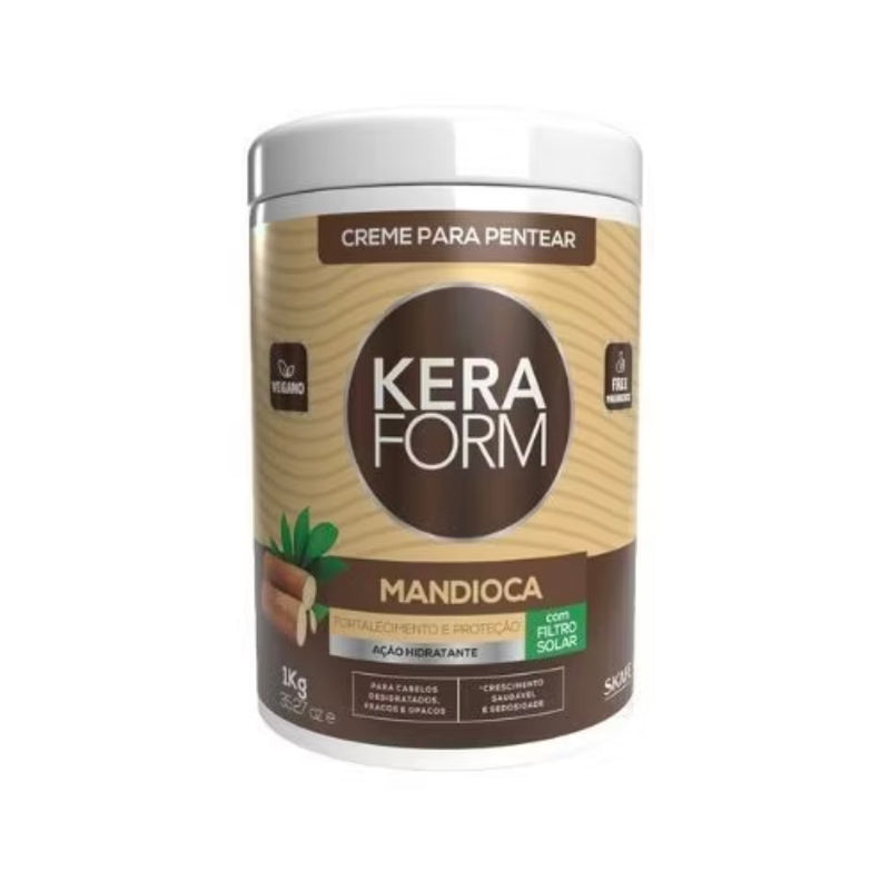 reme para Pentear Keraform Mandioca 1kg