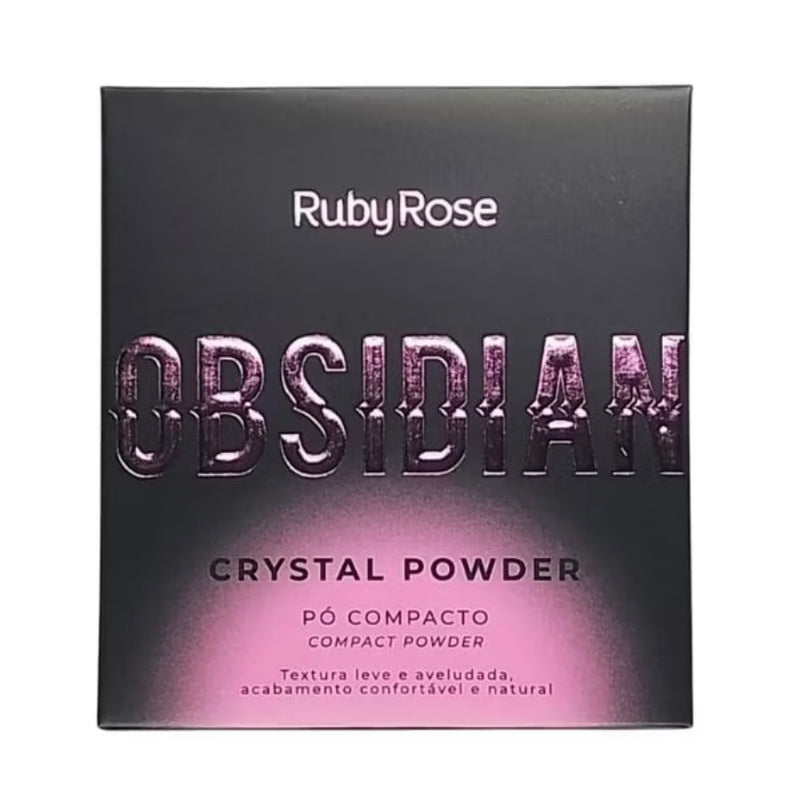 Blush duo Cintilante Gemini Compacto/Cremoso Coleção OBSIDIAN BY RUBY ROSE