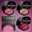 Blush duo Cintilante Gemini Compacto/Cremoso Coleção OBSIDIAN BY RUBY ROSE