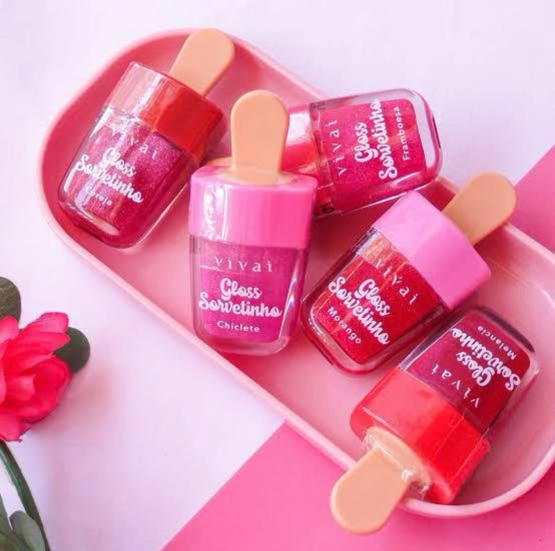 🍧 Gloss Sorvetinho Hidratante com Brilho – Vivai