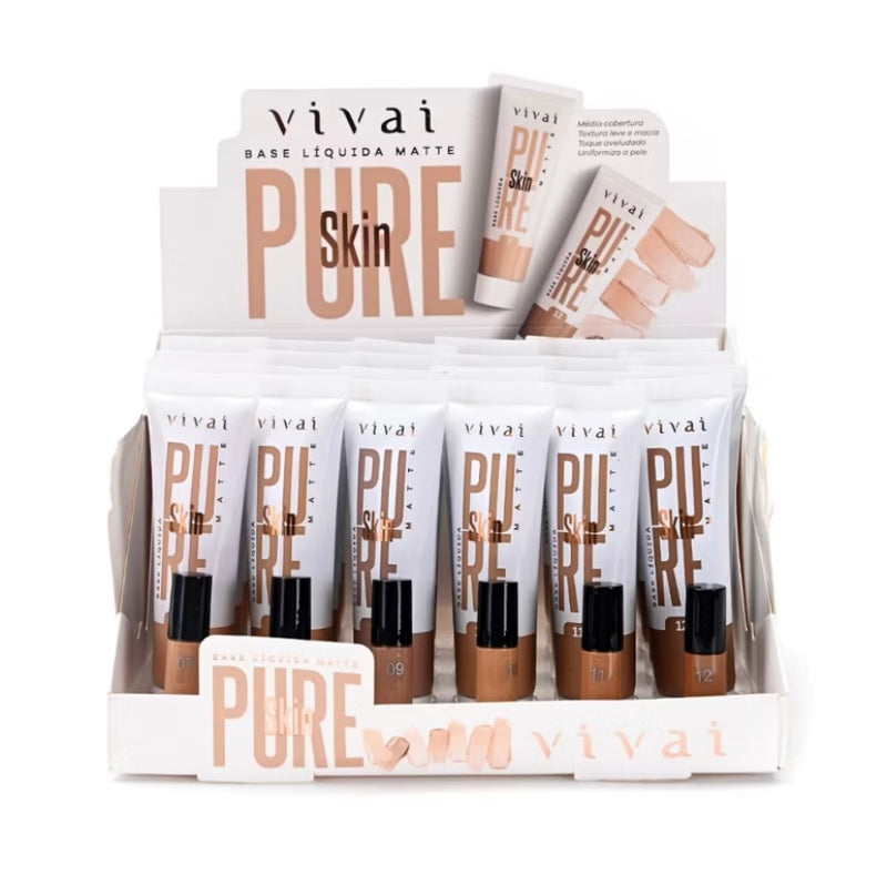 Base Líquida Pure Skin -  Vivai