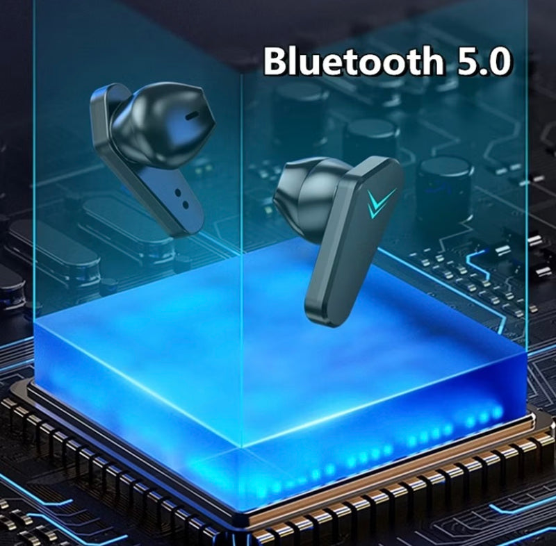 15 Fone De Ouvido para Jogos Bluetooth 5.Tws Stereo Ultra Baixa Latency Gaming Headset