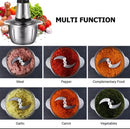 Triturador Processador de Carne 3 Litros, Alimentos com Alça Multiprocessador de Legumes 110v ou 220v