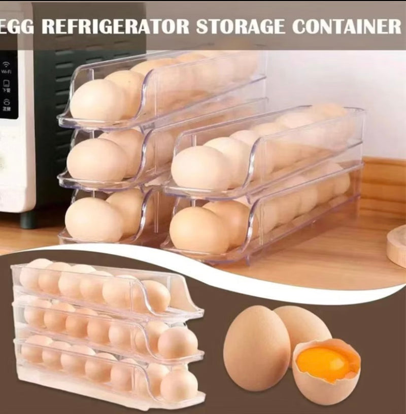 Portos Ovos Dispenser Automático Bandeja Rolante Para até 21 Ovos Com 3 Andares