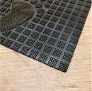 Tapete 38,5cm x 58cm em Capacho Chuva de PVC para Entrada