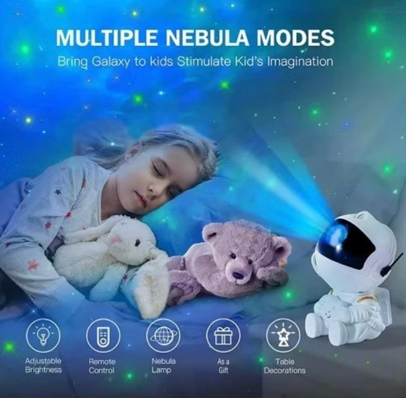 Luminária Lehmox Ley-2235 12cm Astronauta Bivolt