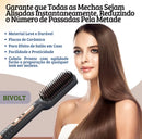 Escova Alisadora Sokany 5 em 1 - Alisa ,Hidrata ,Modela ,Alinha e anti-Frizz com Nf Bivolt